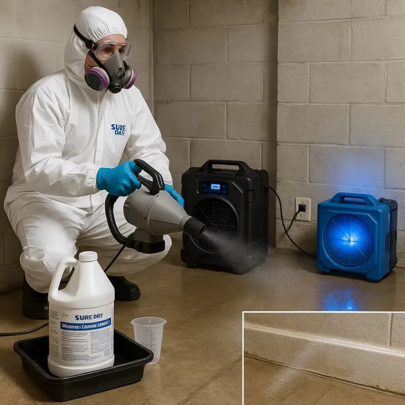 Sanitization and Odor Removal process in Medina, MN